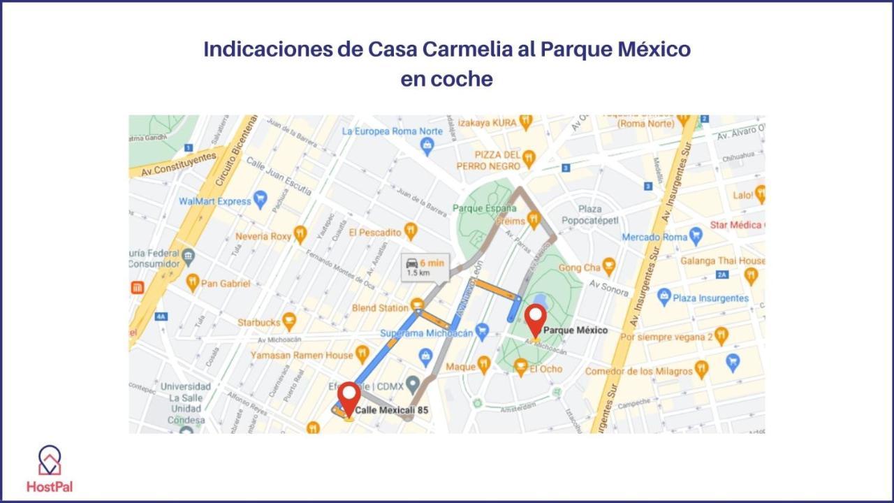 Ferienwohnung Casa Carmelia La Condesa Mexiko-Stadt Exterior foto